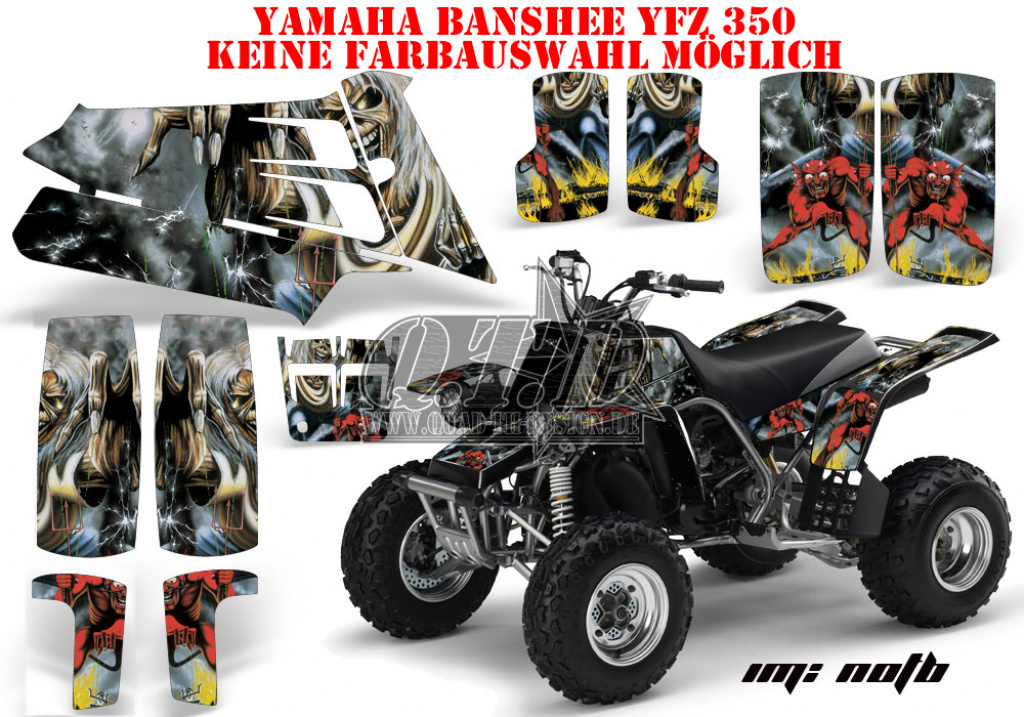 Iron Maiden - Number of the beast für Yamaha Banshee YFZ 350