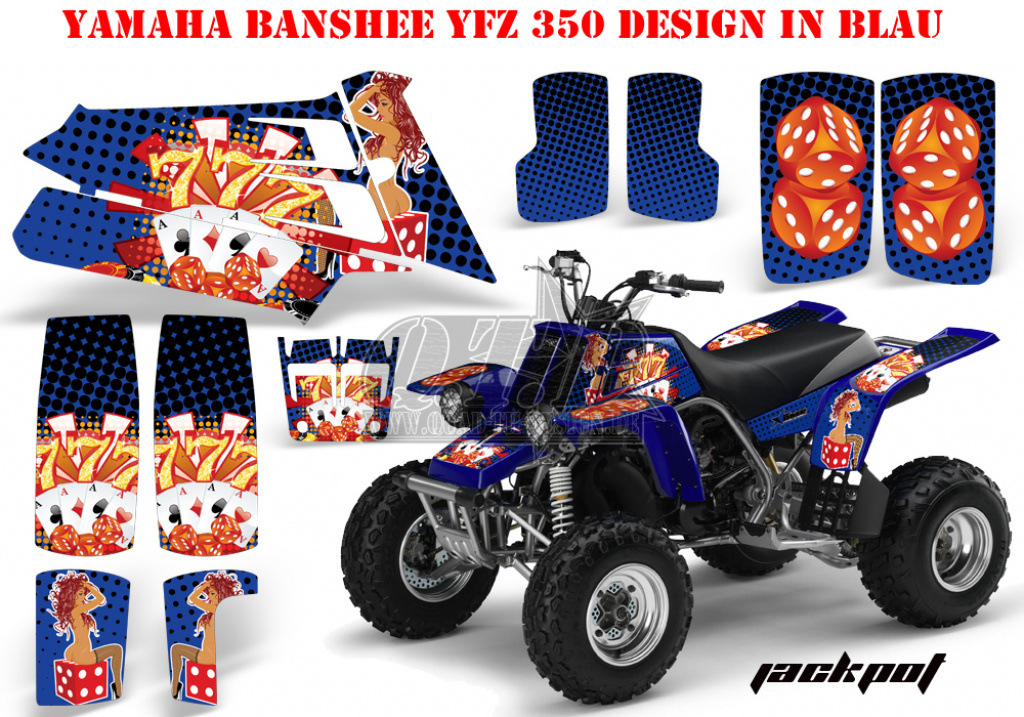 Jackpot Blau für Yamaha Banshee YFZ 350