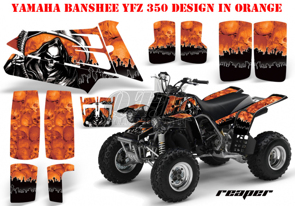 Reaper Orange für Yamaha Banshee YFZ 350