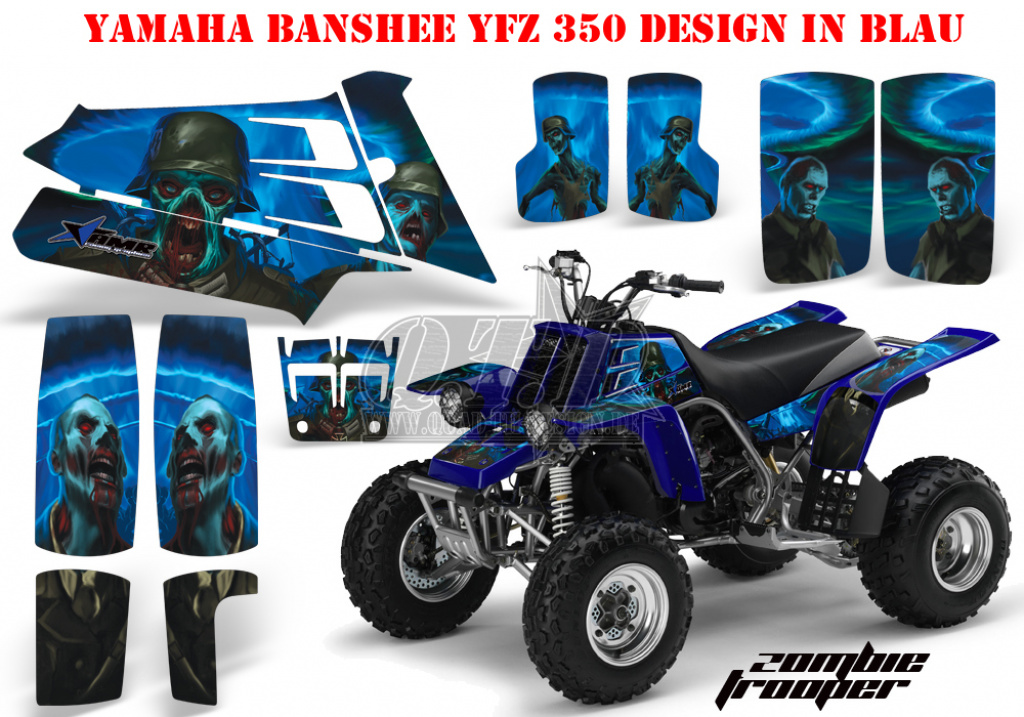 Zombie Trooper Blau für Yamaha Banshee YFZ 350