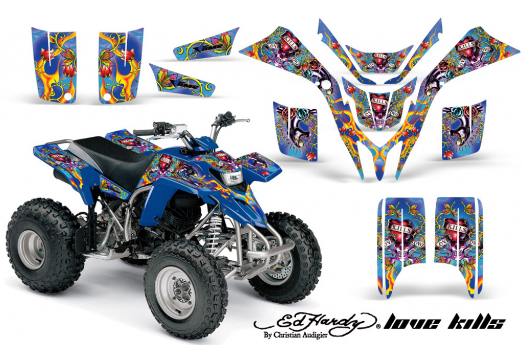 Ed-Hardy - LoveKills Blue for Yamaha Blaster YFS 200