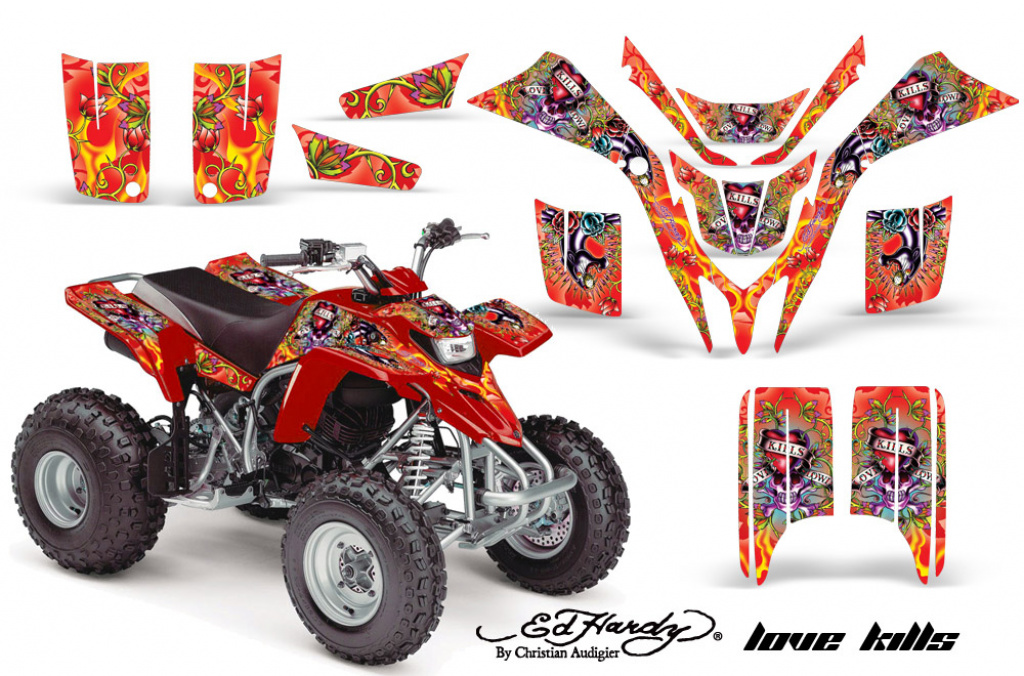 Ed-Hardy - LoveKills Red for Yamaha Blaster YFS 200