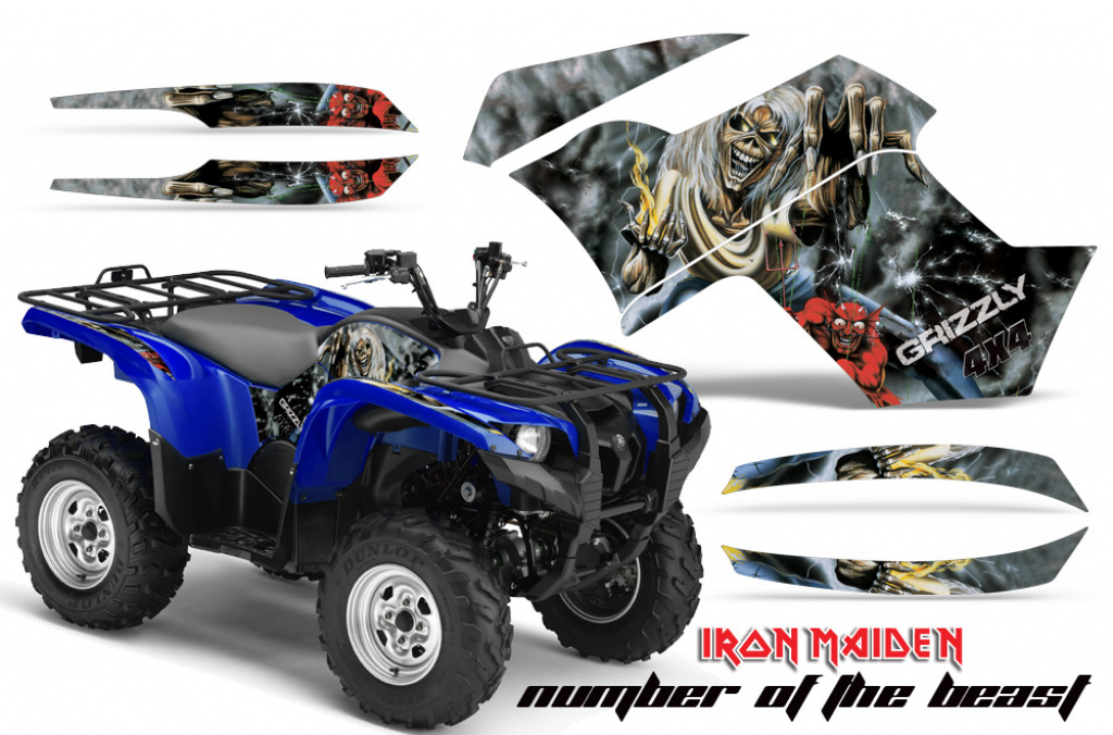 Iron Maiden - Number of the beast für Yamaha Grizzly 700/550 2007-2014