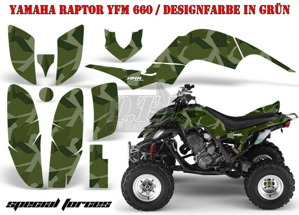 Special Forces Green for Yamaha Raptor YFM 660