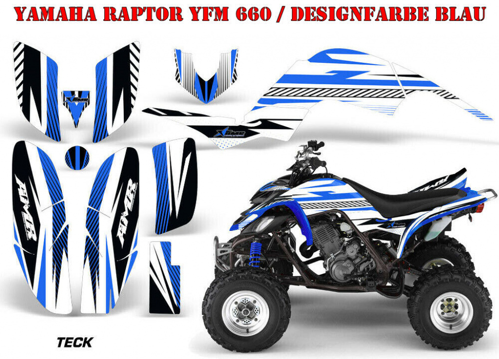 Teck Blue for Yamaha Raptor YFM 660