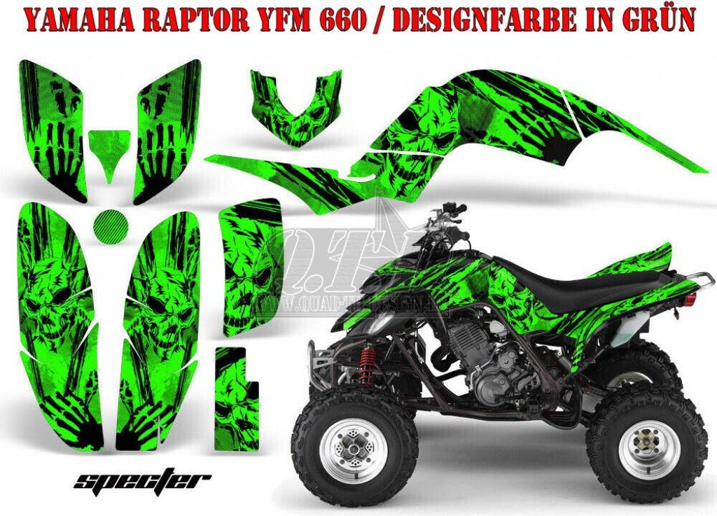 Specter Green for Yamaha Raptor YFM 660