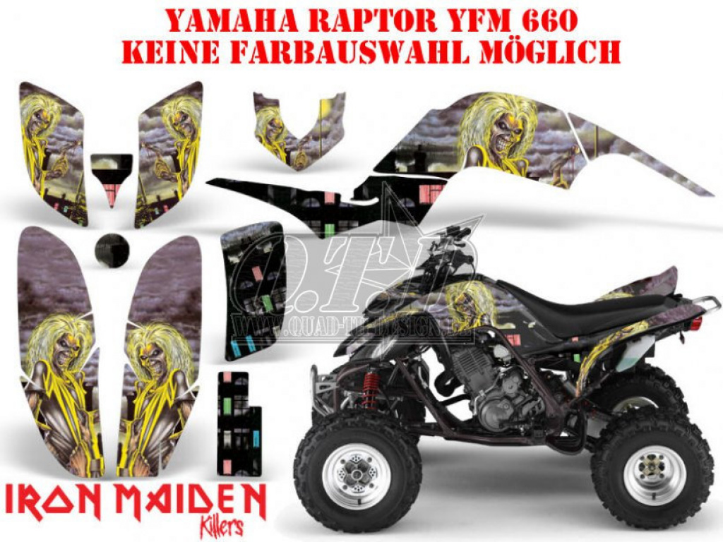 Iron Maiden - Killers for Yamaha Raptor YFM 660