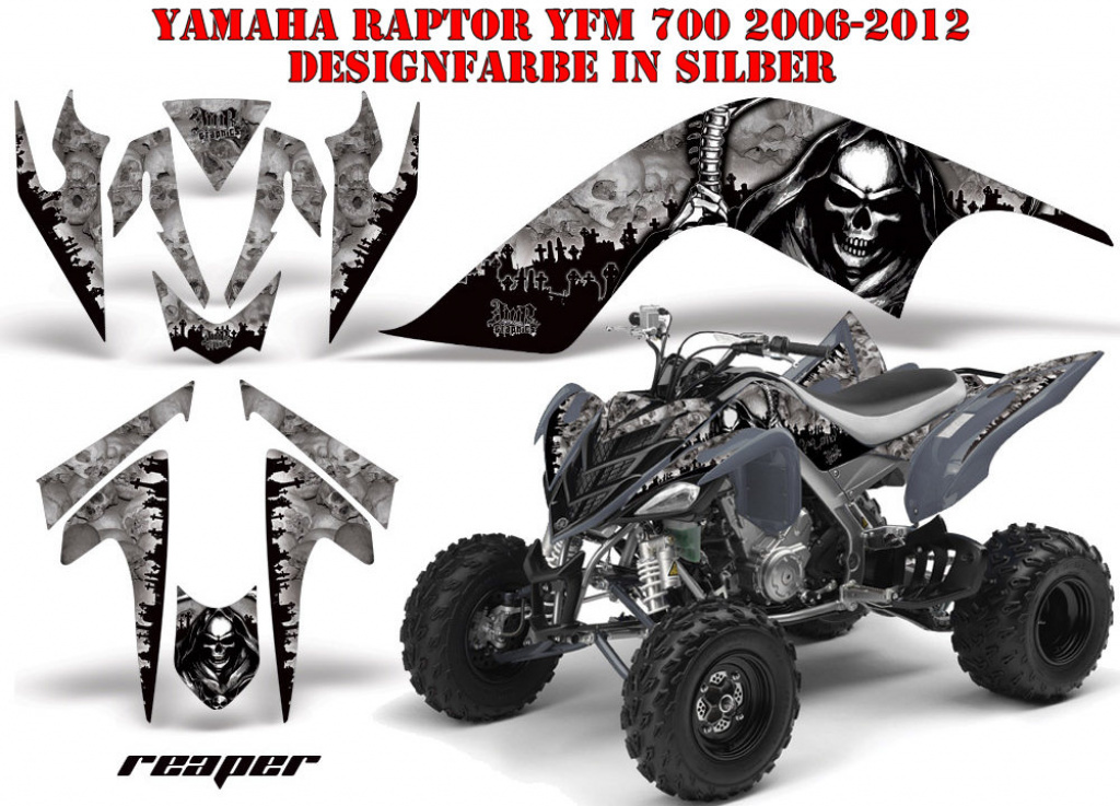 Reaper Silber für Yamaha Raptor YFM 700 2006-2012