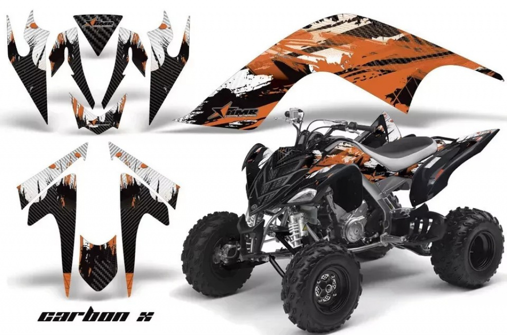 Carbon-X Orange für Yamaha Raptor YFM 700 2006-2012