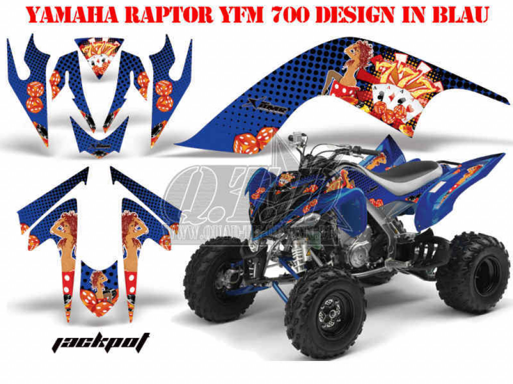 Jackpot Blau für Yamaha Raptor YFM 700 2006-2012