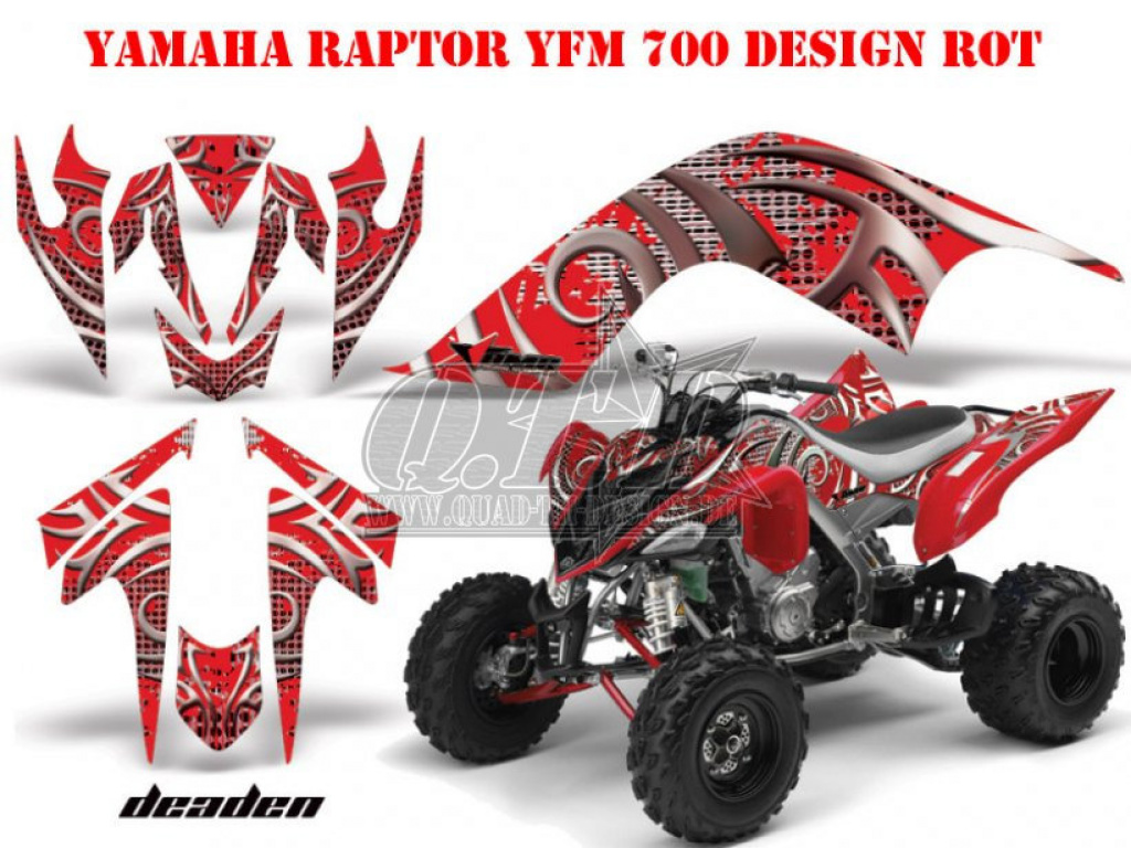 Deaden Rot für Yamaha Raptor YFM 700 2006-2012