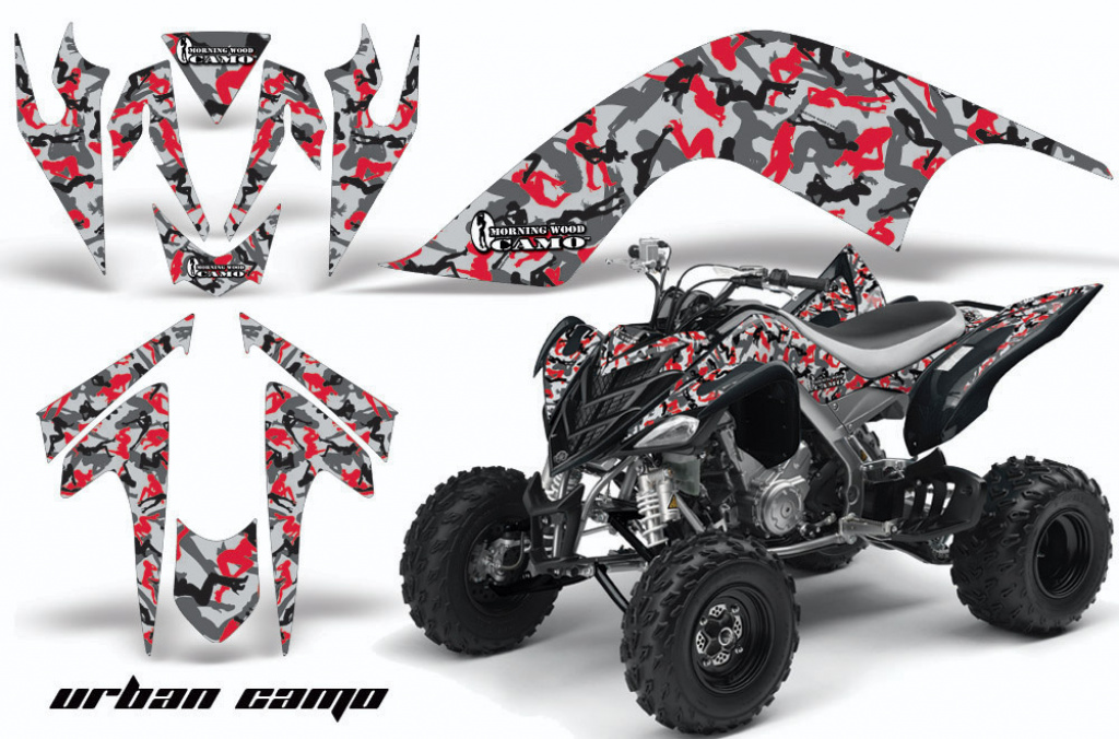 Urban Camo Rot für Yamaha Raptor YFM 700 2006-2012