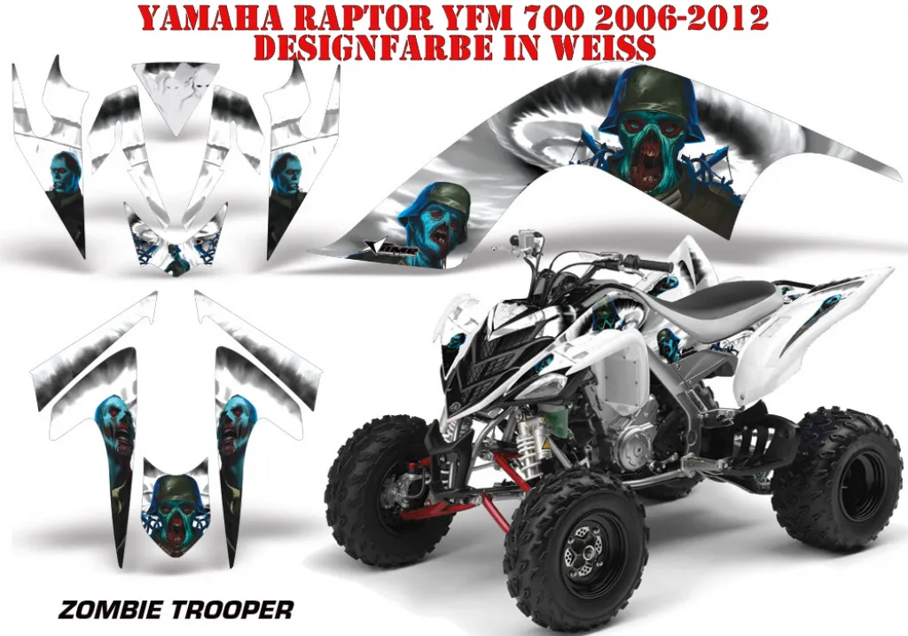 Zombie Trooper Weiß für Yamaha Raptor YFM 700 2006-2012