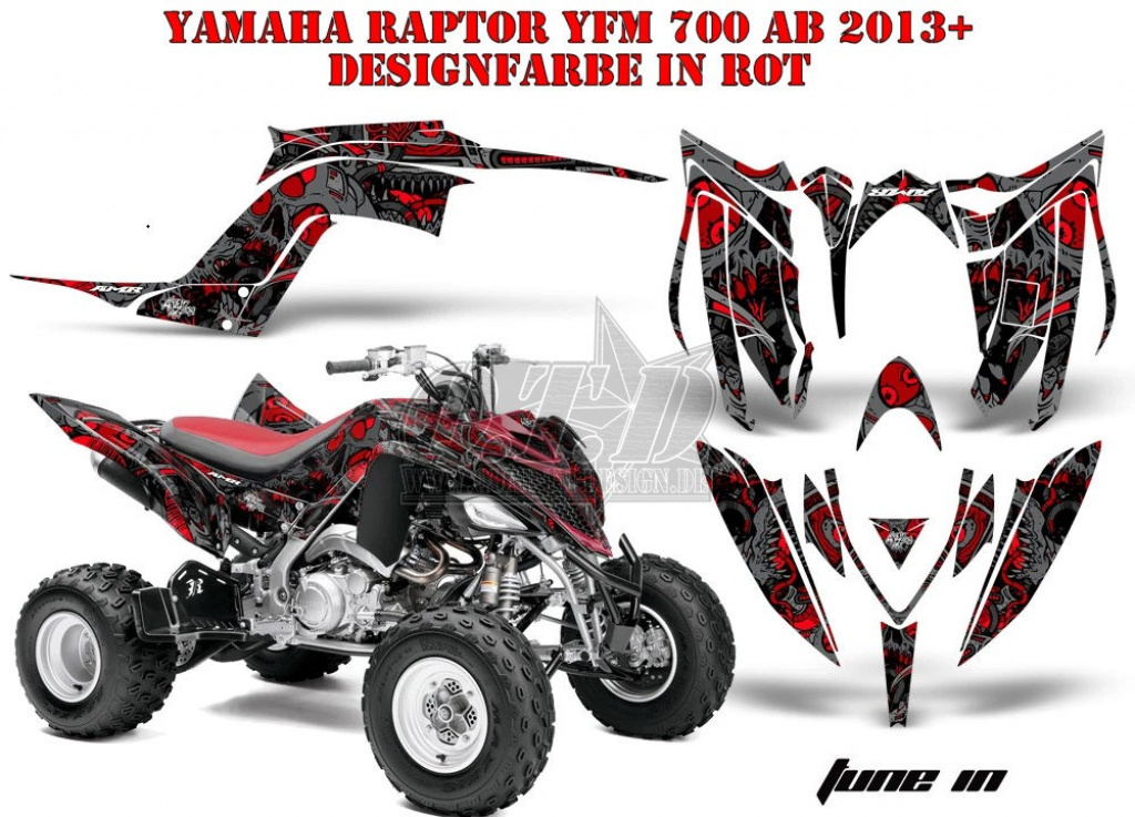 Tune In Rot für Yamaha Raptor YFM 700R 2013+