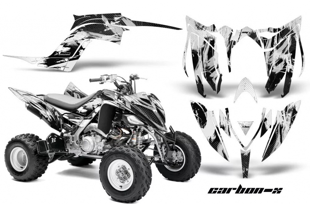 Carbon-X Weiß für Yamaha Raptor YFM 700R 2013+