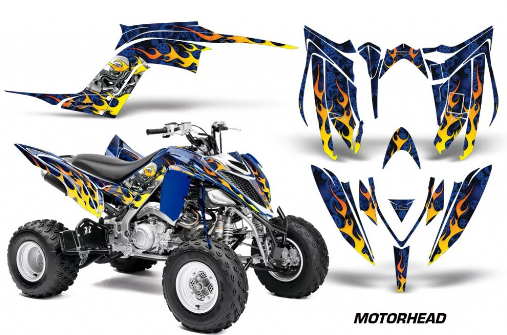 Motorhead Blau für Yamaha Raptor YFM 700R 2013+