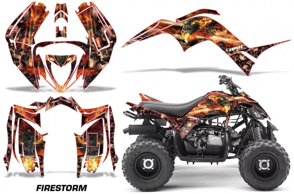 Firestorm Rot für Yamaha Raptor 90 2016+