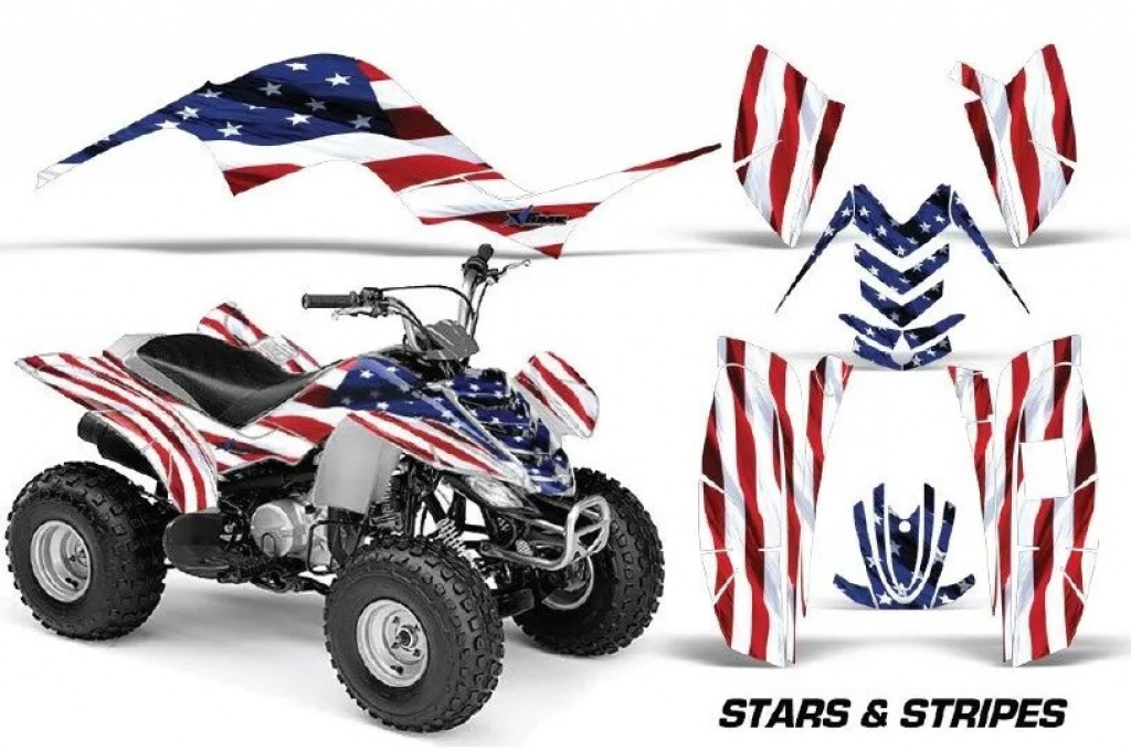 Stars and Stripes für Yamaha Raptor 80
