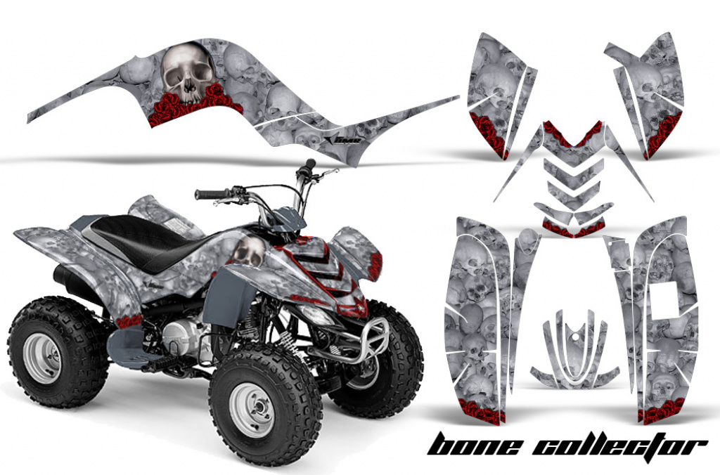 Bone Collector Silber für Yamaha Raptor 80