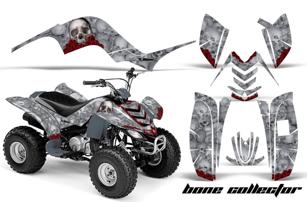 Bone Collector Silber für Yamaha Raptor 80