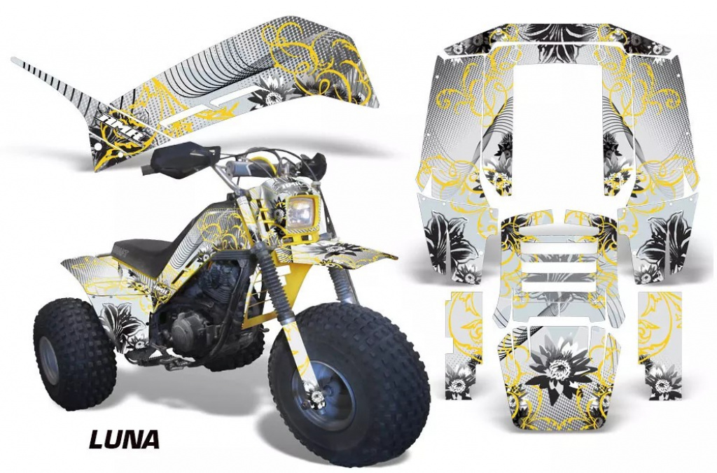 Luna Gelb für Yamaha Shaft DX 225 3 Wheeler 1983-1985