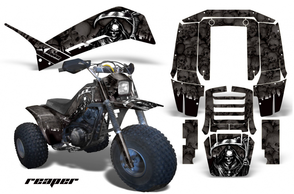 Reaper Schwarz für Yamaha Shaft DX 225 3 Wheeler 1983-1985