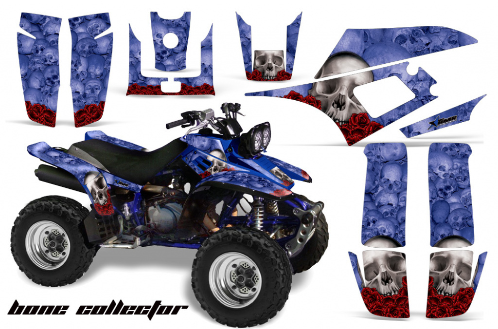 Bone Collector Blue for Yamaha Warrior YFM 350