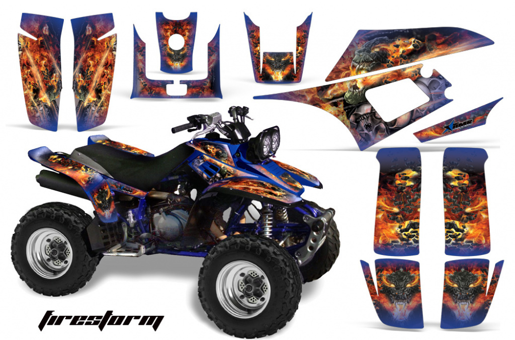 Firestorm Blue for Yamaha Warrior YFM 350