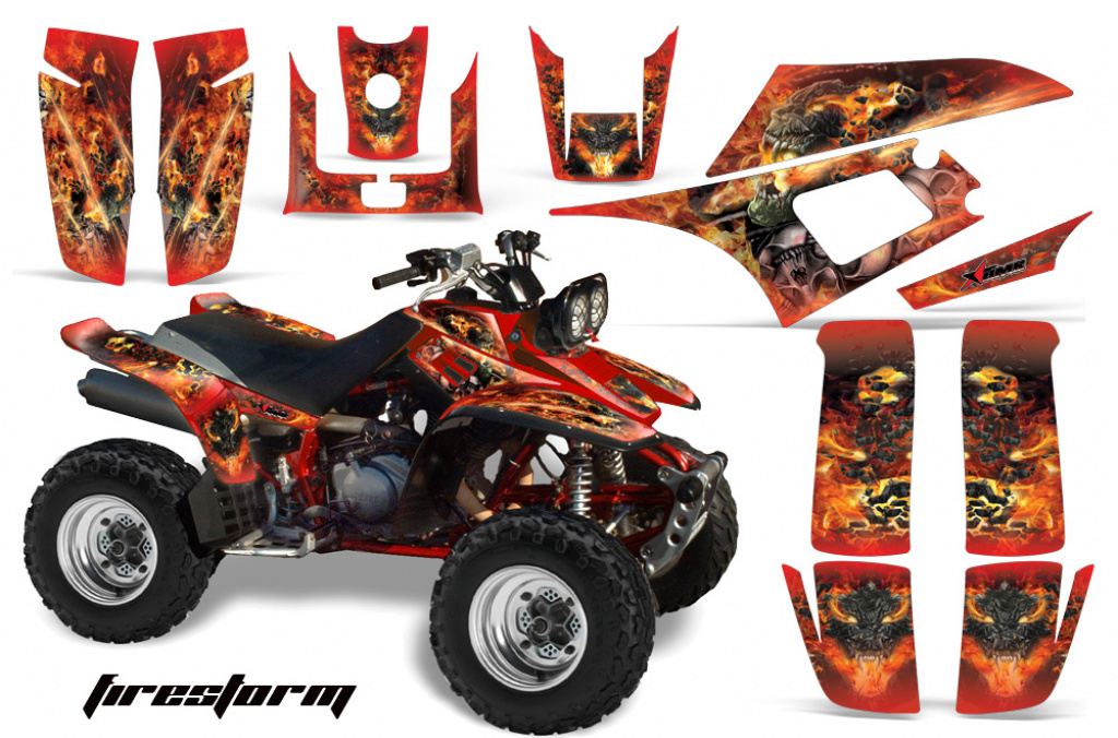 Firestorm Red for Yamaha Warrior YFM 350