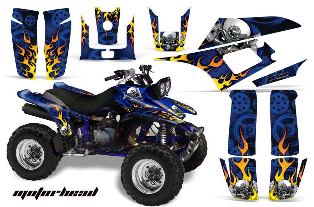 Motorhead Blue for Yamaha Warrior YFM 350