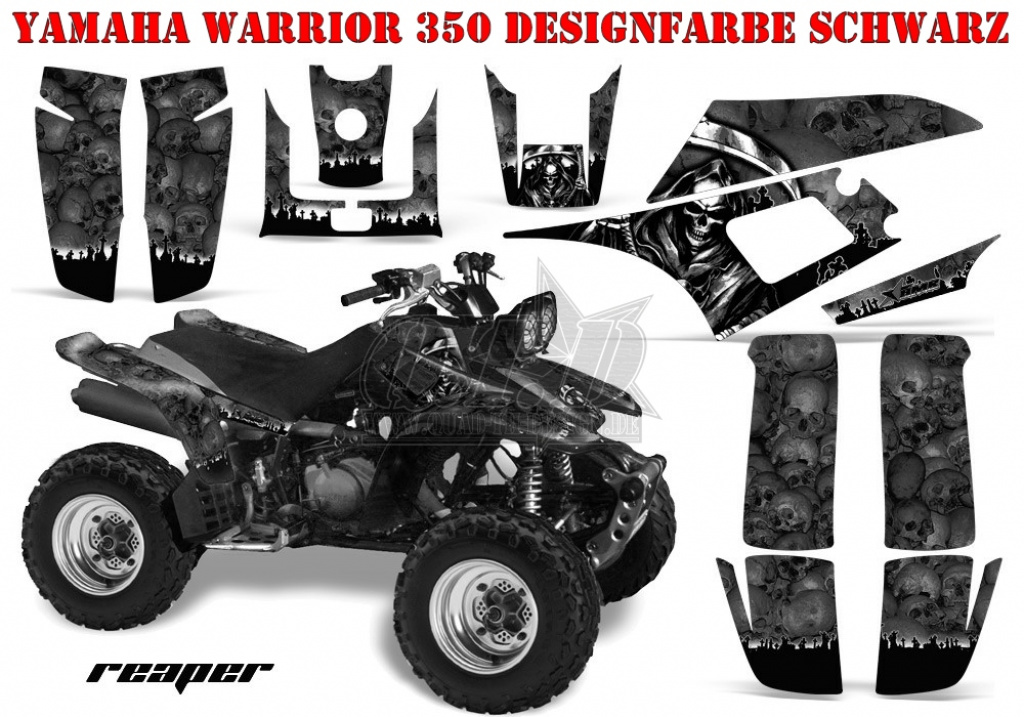 Reaper Black for Yamaha Warrior YFM 350