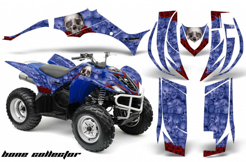Bone Collector Blau für Yamaha Wolverine 2006-2012