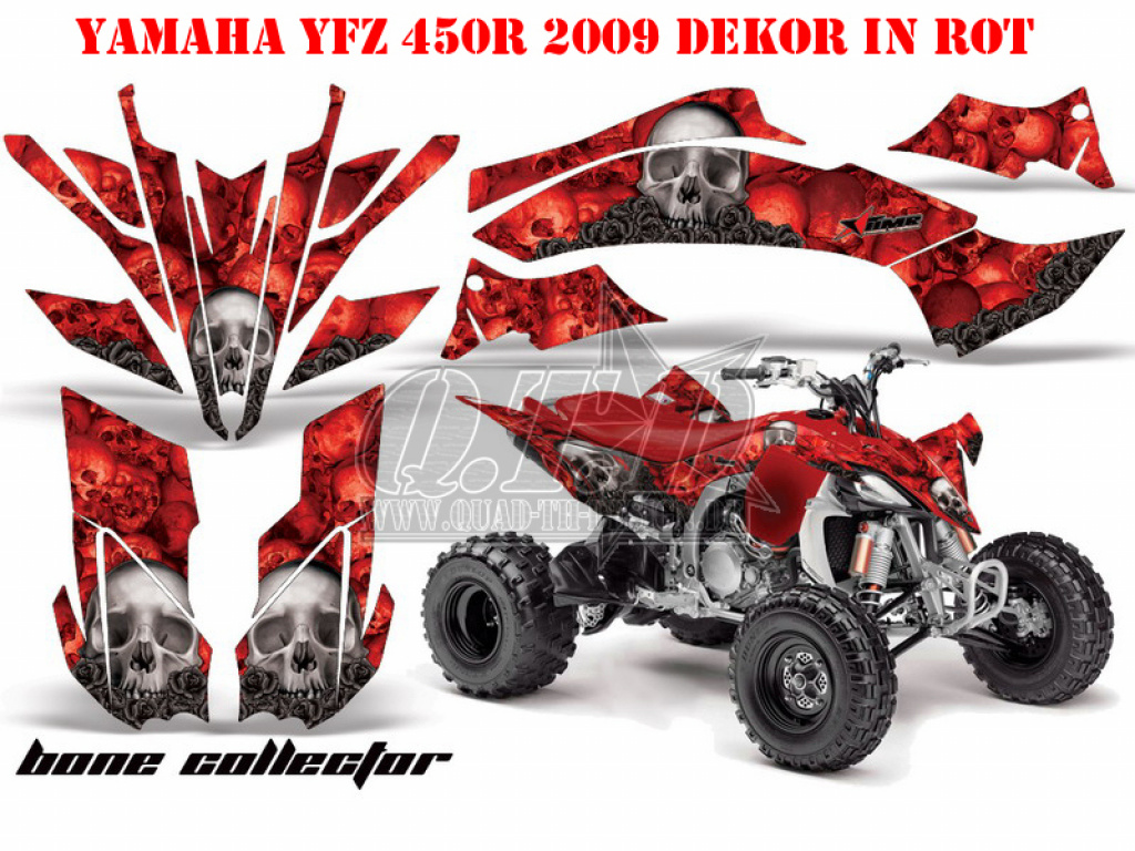 Bone Collector Rot für Yamaha YFZ 450R/SE 2009-2013