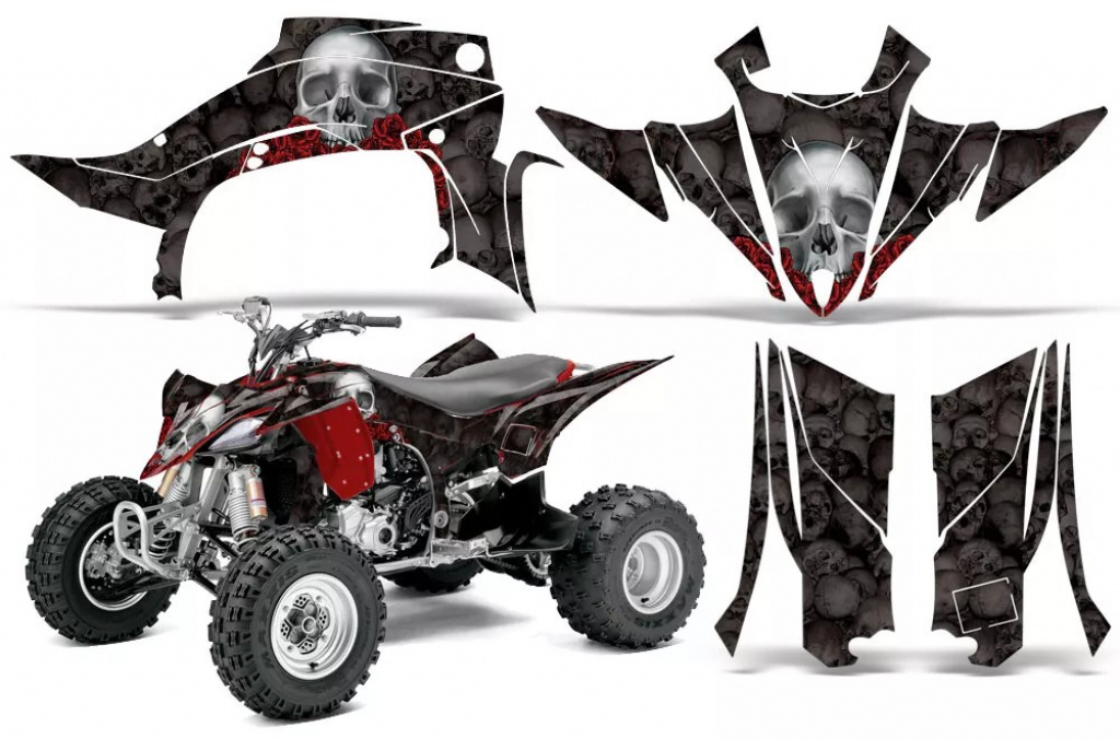 Bone Collector Schwarz für Yamaha YFZ 450R/SE 2014+