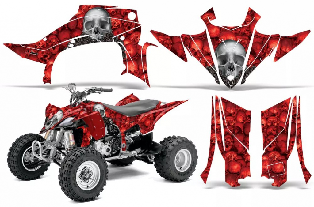 Bone Collector Rot für Yamaha YFZ 450R/SE 2014+