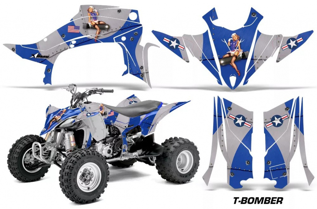 T-Bomber Blau für Yamaha YFZ 450R/SE 2014+