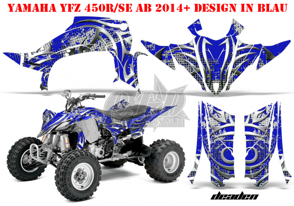 Deaden Blau für Yamaha YFZ 450R/SE 2014+