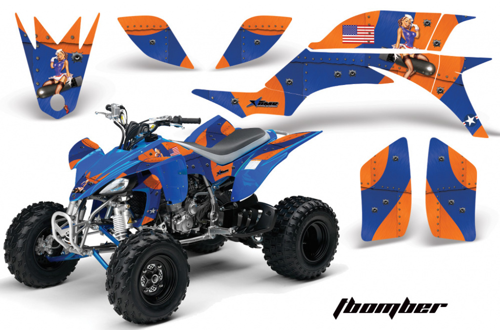 T-Bomber Orange für Yamaha YFZ 450 2004-2008 & 2012-2014