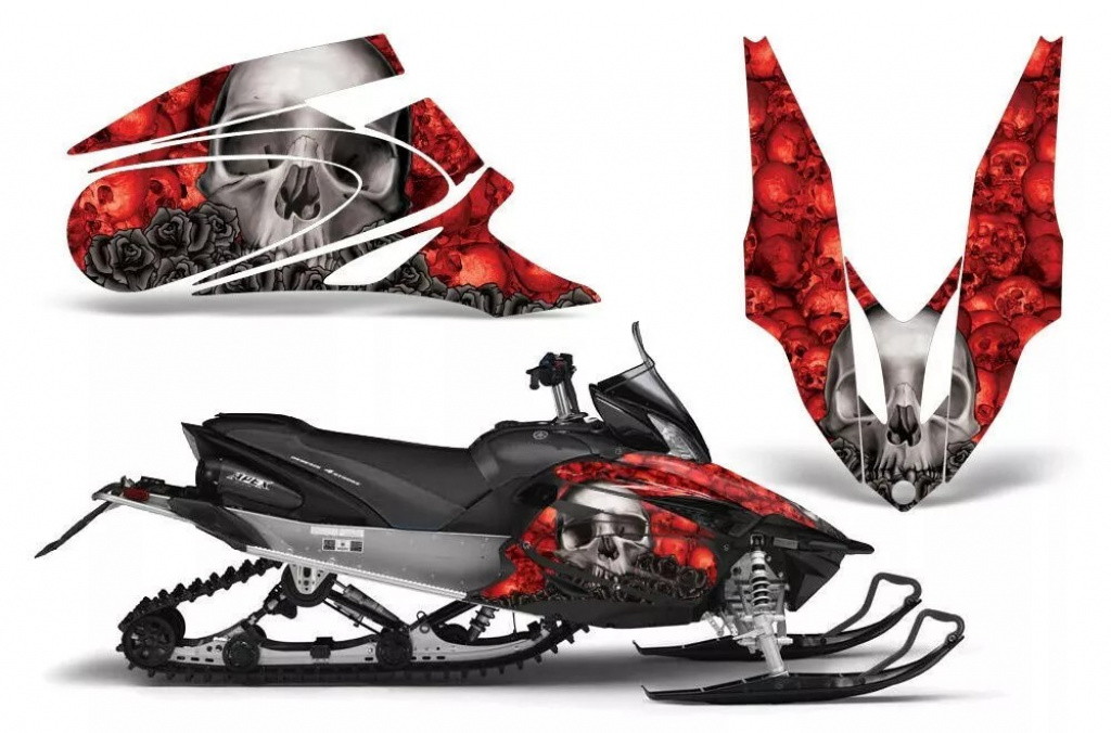 Bone Collector Rot für Yamaha Apex 2006-2020
