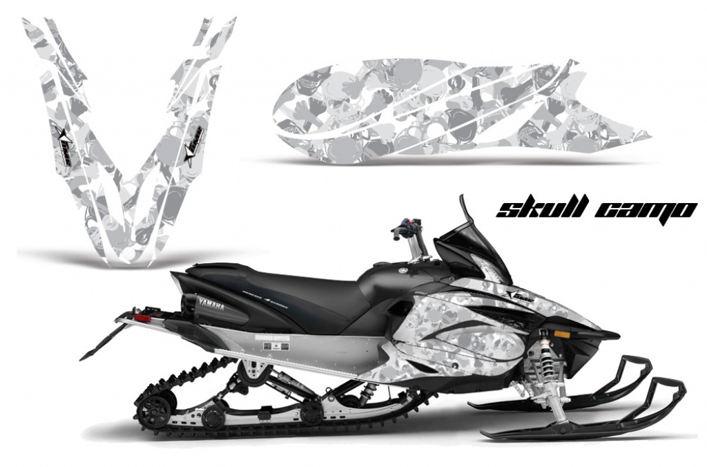 Skull Camo White for Yamaha Apex 2011-2018