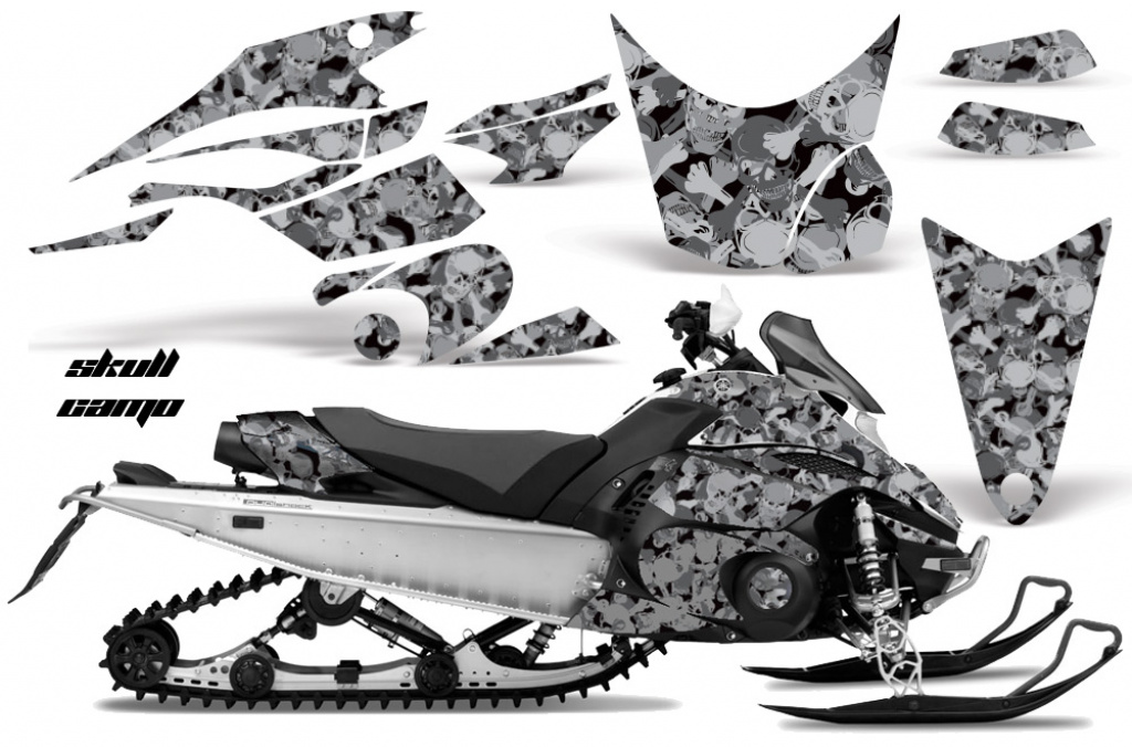 Skull Camo Black for Yamaha FX Nytro 2008-2014