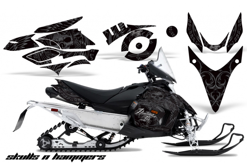 Skulls N Hammers Silver for Yamaha Phazer RTX,GT 2007-2016
