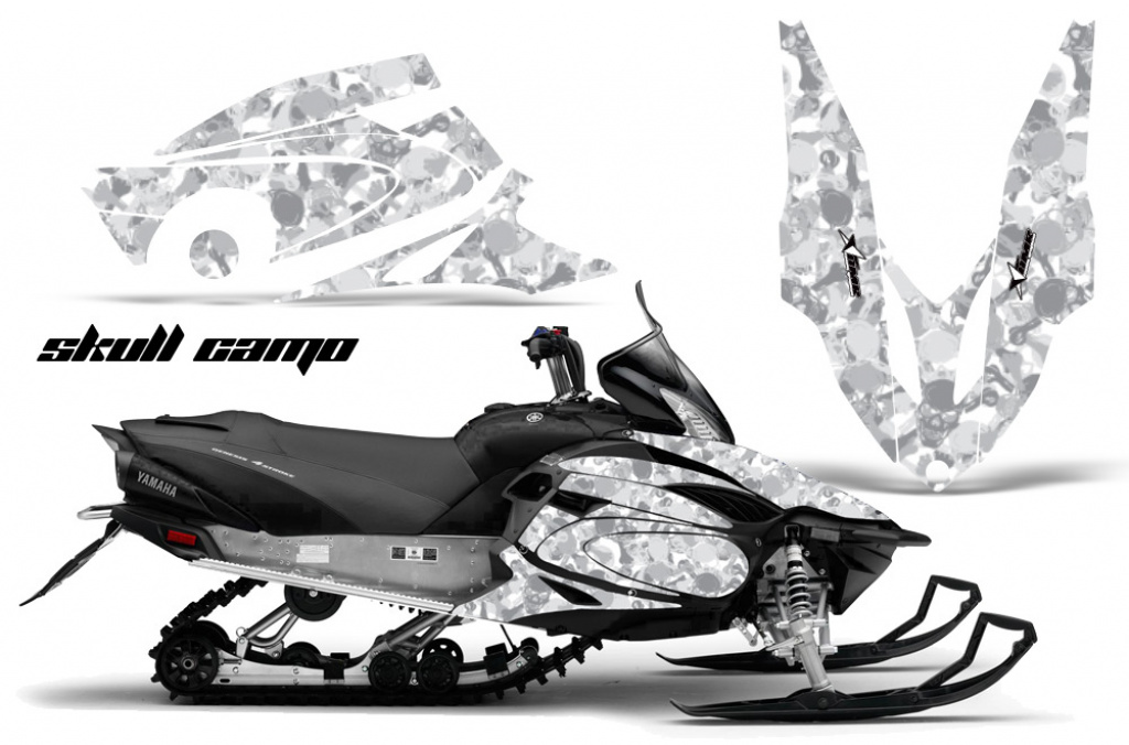Skull Camo Weiß für Yamaha Vector RS 2012-2016