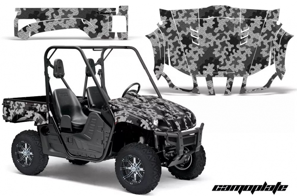 Camoplate Silver for Yamaha Rhino 700/660/450
