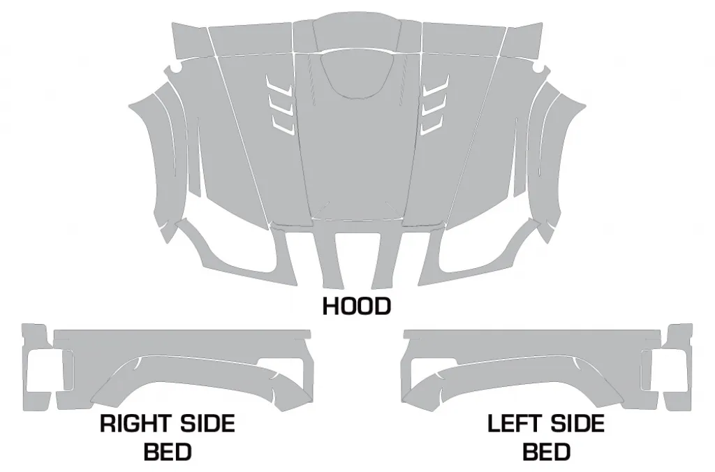Cutting Pattern for Yamaha Rhino 700/660/450