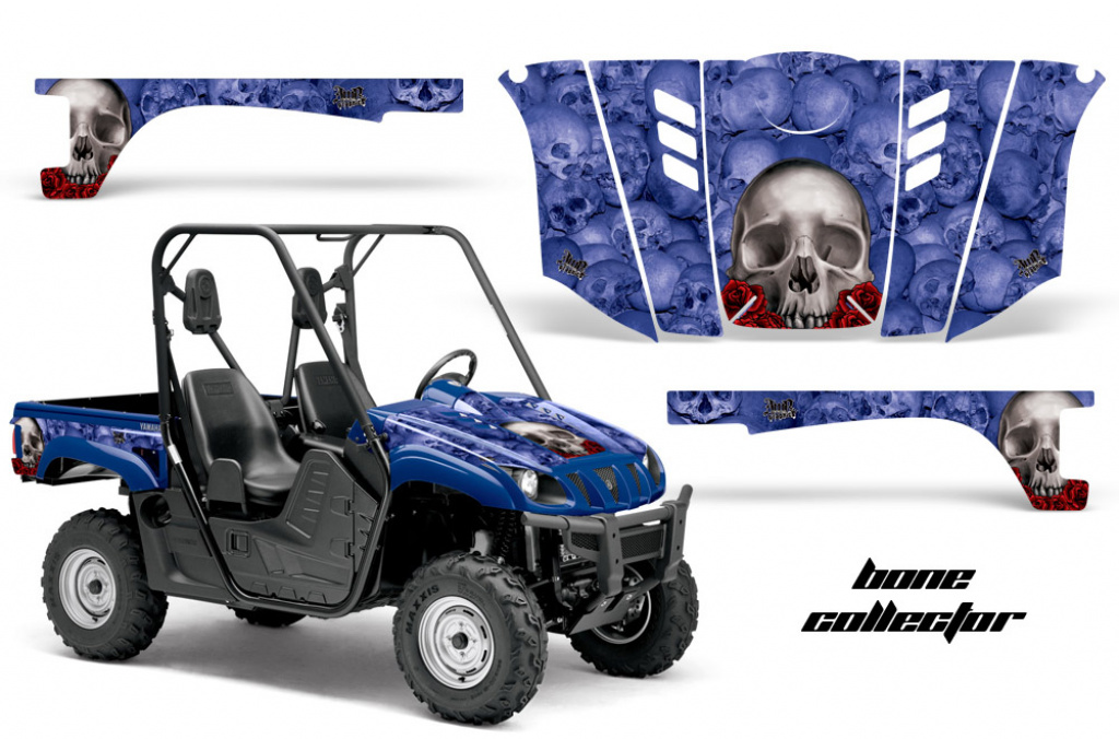 Bone Collector Blue for Yamaha Rhino 700/660/450