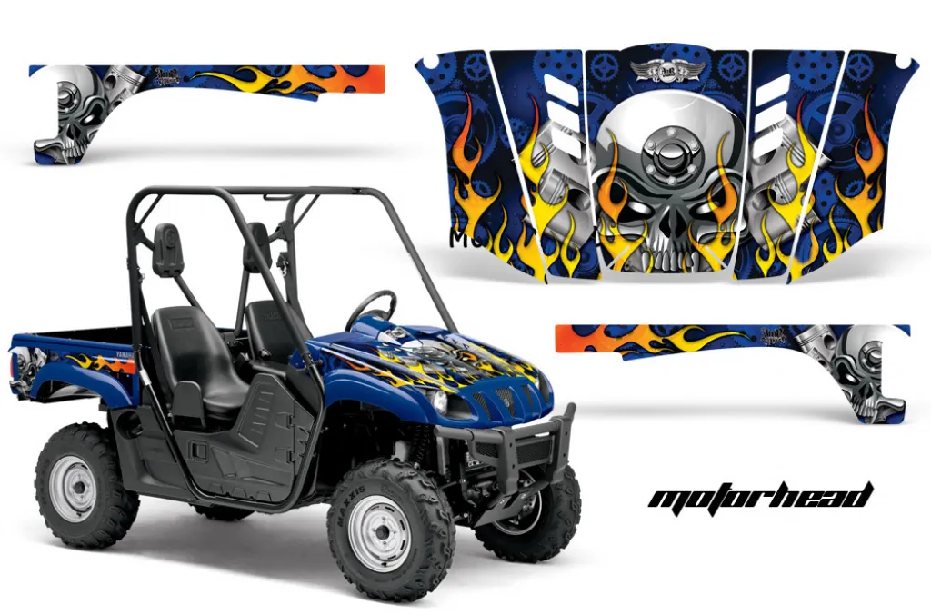 Motorhead Blau für Yamaha Rhino 700/660/450