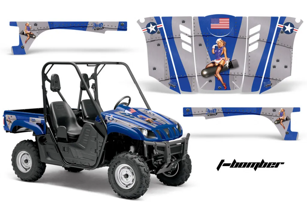 T-Bomber Blau für Yamaha Rhino 700/660/450