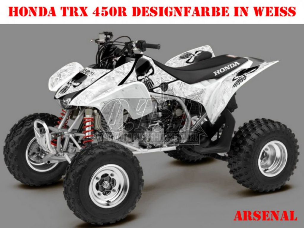 Arsenal White for Honda TRX 450R 2004-2016