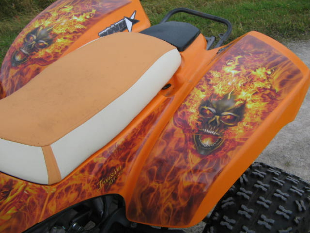 Nitro Orange, Feuerfarbe = Natürlich für Kawasaki KFX 700